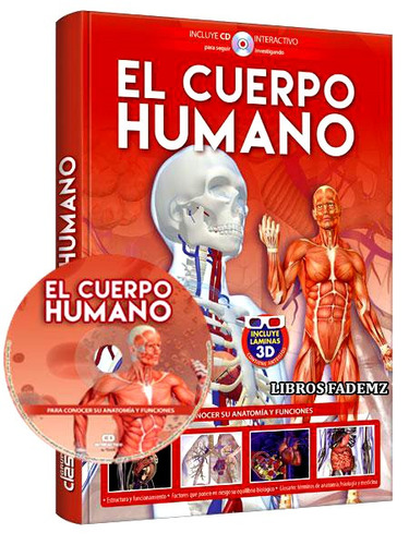 Libro El Cuerpo Humano Anatomía + Cd