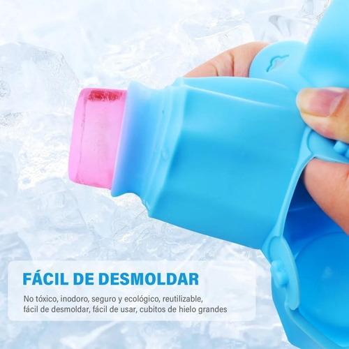Imagen 3 de 7 de Molde De Silicona Hexagonal Para Maceta De Cubos De Hielo