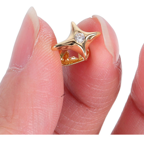 2 Unidades Star Single Tooth Grills: Joias De Dente Modernas