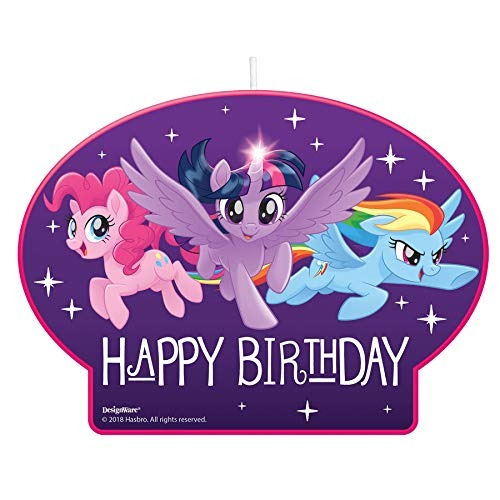 Amscan Mi Pequeño Pony Amistad Aventuras Vela Del Cumpleaños