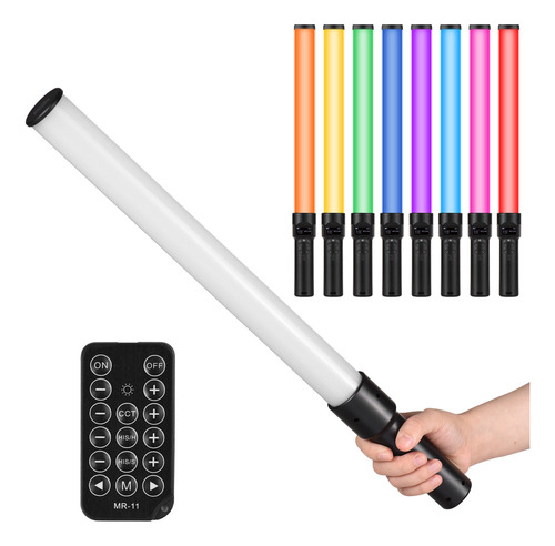 - Varita De Luz Led Portátil Andoer D3 Con Tubo De Luz Rgb