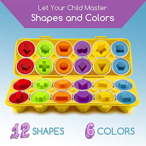 Juegue Huevos Inteligentes Con Formas Y Colores A Juego Huev