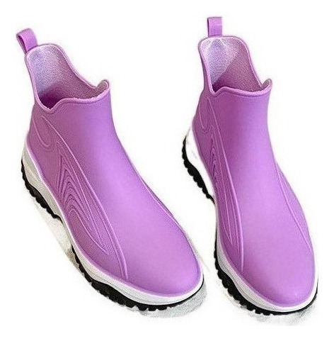 Botas De Lluvia Para Mujer A La Moda, Zapatos De Cocina