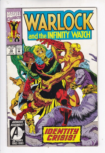 Cómic Warlock And The Infinity Watch Volumen 1 Nº 15 Inglés