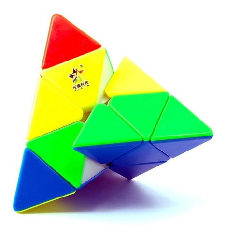 Cubo Mágico Puzzle Pyraminx Pirâmide Yuxin Little Magic