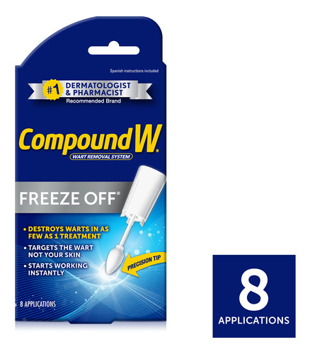 Sistema Removedor Congelador De Verrugas Compound W 8