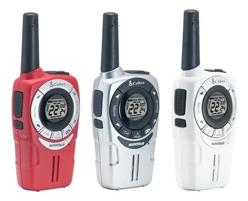 Kit 3 Radios Cobra Microtalk 40km 25 Millas Acxt360 Soho Bandas De 