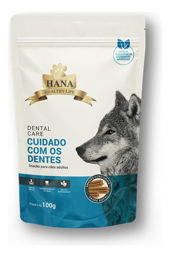 Petisco Snacks Hana Healthy Life Dental Care Cães Adult 100g