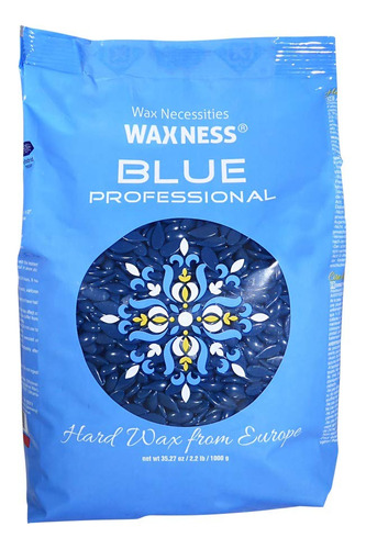 Waxness Cuentas De Cera Dura Premium Azul Profesional 2.2 Li