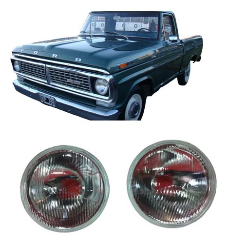 Juego De Opticas Para Ford F100 Modelo 1972 1973 