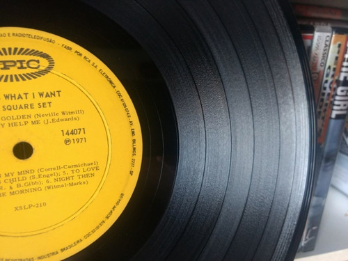 Lp The Square Set - That's What I Want (1971) Epic (Usado)