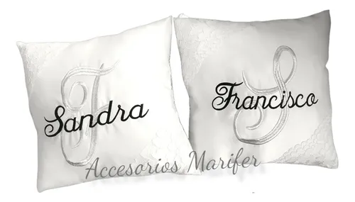 Cojines bordados personalizados hotsell