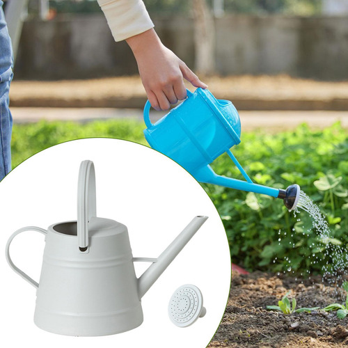 Lata De Agua De Larga Lata De Flores, Cabezal De Gris Claro