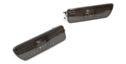 Aoned 1 Par Luz Lateral Negra Para Vw Jetta Golf Mk4