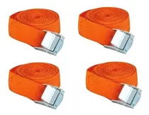 Comprar 4 Cintas Amarre 2,5m Correa Hebilla Atar Equipaje Surf Kayak