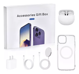 5kit Audífono Inalámbrico + Cargador Magsafe 20w Para iPhone