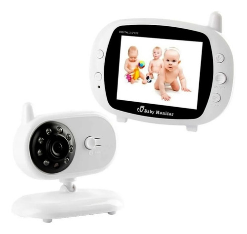 Babycam Monitor Bebe Video Intercomunicador Temperatura 3.5