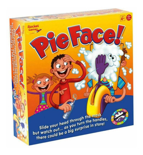 Jogo Torta Na Cara Pie Face Creamy Rosto Brinquedo Família