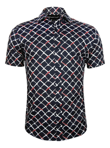 Camisa Casual Estilo Slim Fit Moda Para Hombre