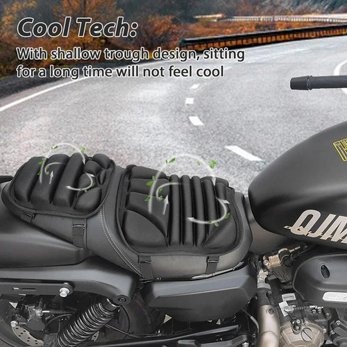 Qf1 Almohada De Asiento Ge Para Motocicleta, 2 Unidades,