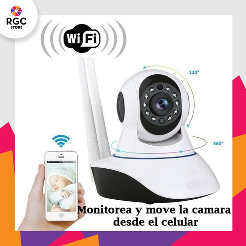 Pack X2 Camara Inalambrica Motorizada Sensor Movimiento 360