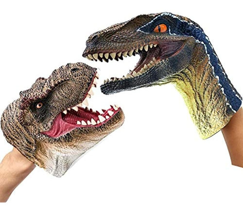 Juguetes De Dinosaurio Tyrannosaurus Rex Y Blue Velociraptor