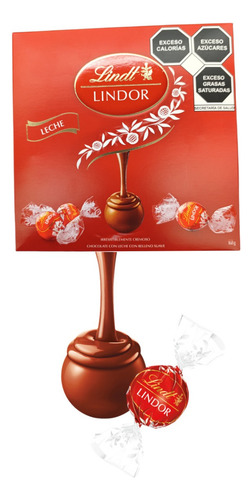 Chocolate Lindor Lindt 7 Caja 168g C/u Suizo Relleno Suave