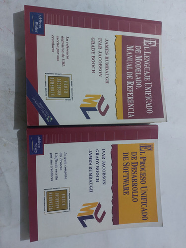 Libro Uml Proceso Y Lenguaje Unificado Jacobson 2 Libros (Usado)