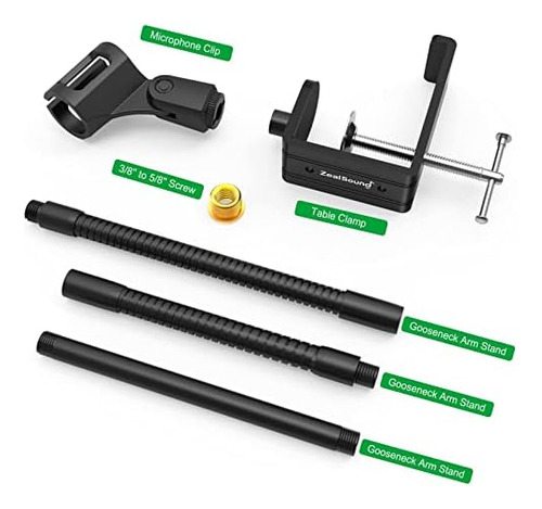 Brazo De Micrófono Zealsound, Soportes De Micrófono De Escri