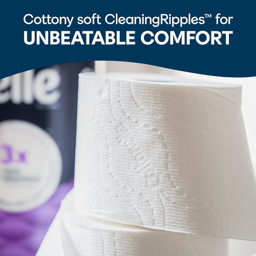Papel Higiénico Cottonelle Ultra Comfort, 9 Mega Rollos (...