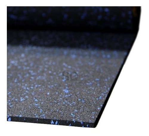 Piso De Caucho Rollo 10 Mt X 3 Mm De Grosor Epdm