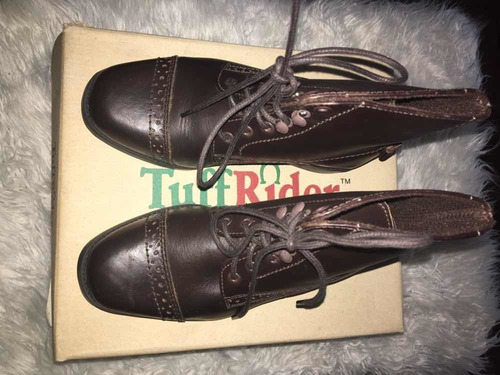 Imagen 1 de 3 de Lace Up Boots/botines Montar/cordones.tuff Ridermarrón Niños