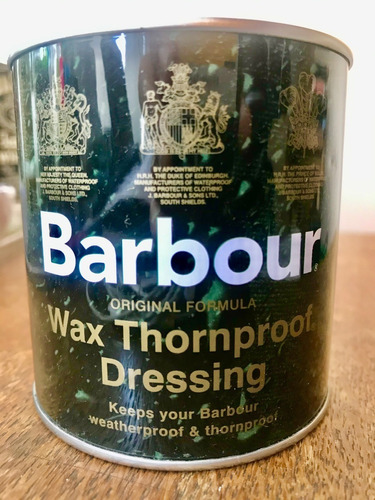 barbour wax dressing tin