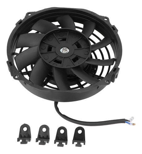 Ventilador De Radiador, 7 Pulgadas, Negro, Universal, Refrig