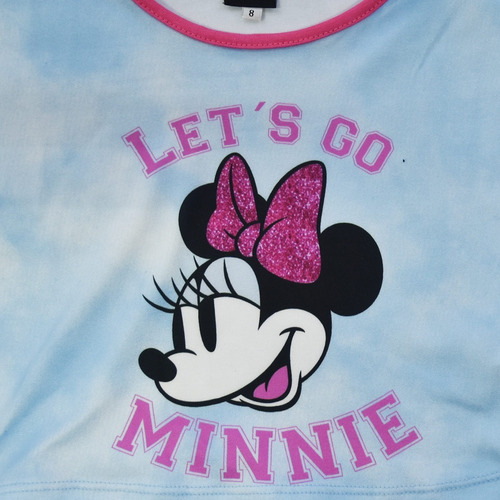 Conjuntos Playera/short Minnie Mouse Casuales Disney Niñas