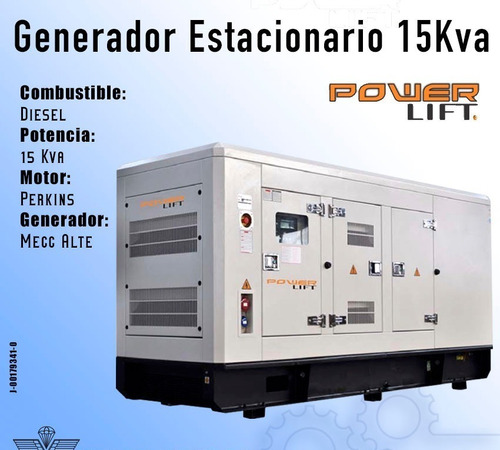 Generador (planta) Estacionaria 15kva Diesel Power Lift