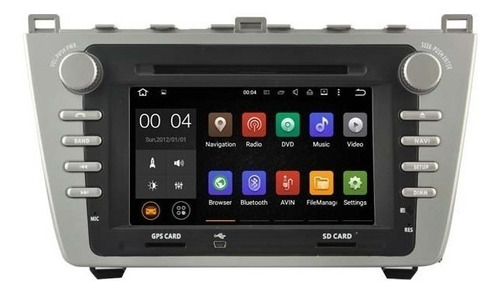 Mazda 6 2009-2013 Android 9.0 Wifi Dvd Gps Mirror Link Usb