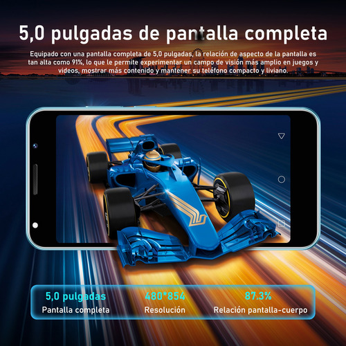 Teléfonos Inteligentes Android Baratos Pop 9 5.0 En Ram1gb Y Rom16gb