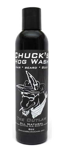 Chuck's Hog Wash - Jabón Natural Para Barba Y Cuerpo - El .