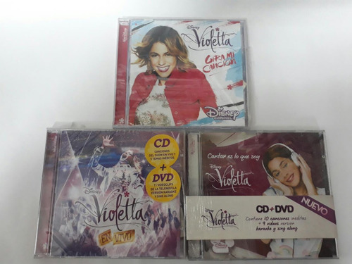 Lote Cd`s Violeta X3 Originales Nuevos Planet Game