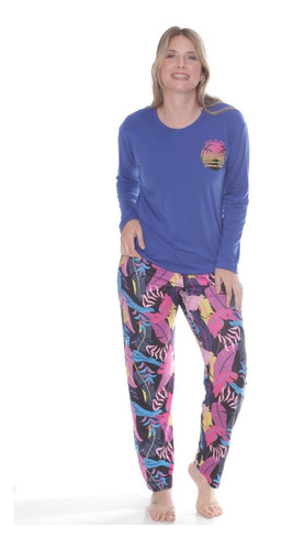 Imagen 4 de 8 de Pijama De Mujer Invierno Art 557