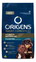 Comprar Ração Origens Pit Bull E Rottweiler Filhotes 15kg