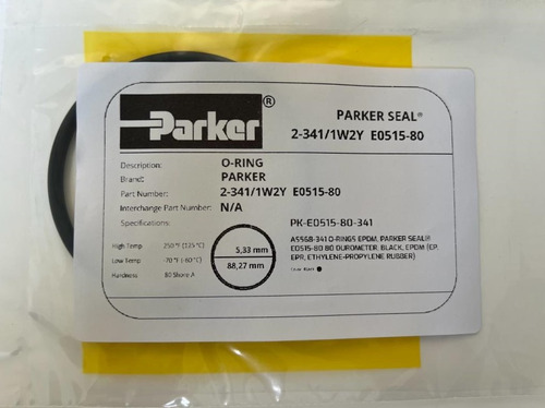 O-ring Oring Parker 2-341/1w2y 2341 1w2y Epdm