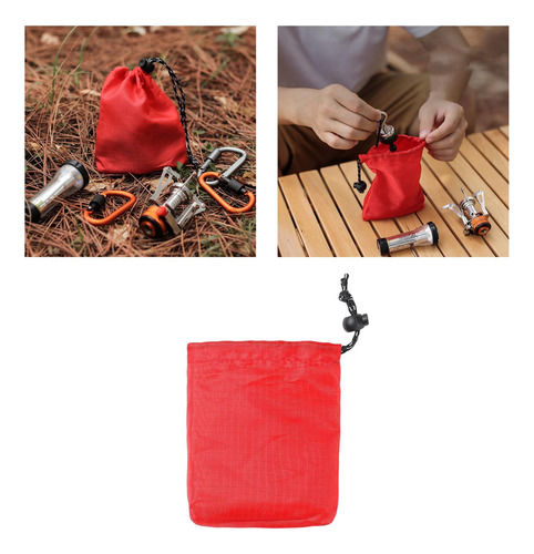 4 Bolsa Tipo Saco Con Cincha Versátil Para Acampar 4 Piezas