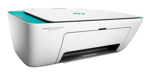 Impressora a cor multifuncional HP DeskJet Ink Advantage 2676 com Wi-Fi 100V/240V dreamy teal