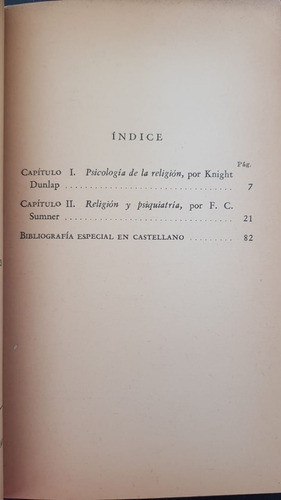 Psicologia Y Psiquiatria De La Religion - Dunlap Sumner Qwz