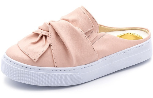Tênis Mule Feminino Slip On Laço Calcanhar Aberto Babuche | Mercado Livre