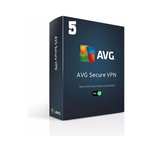 Avg Secure Vpn 5 Dispositivos 3 Años | Código De Activación