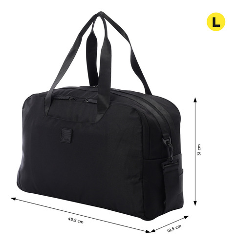 Totto Maleta Deportiva - Bolsa De Viaje | Grande Weel242 Color Negro Liso
