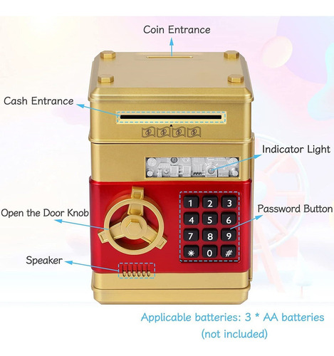 A Hucha Electrónica Segura Para Niños.